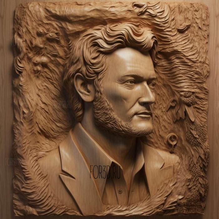 Blake Shelton 3 stl model for CNC